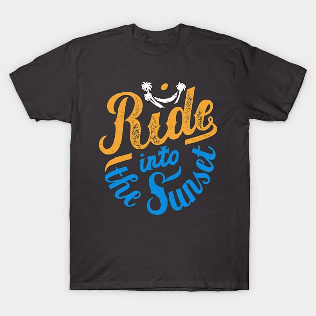 Ride into the sunset T-Shirt by Global Gear